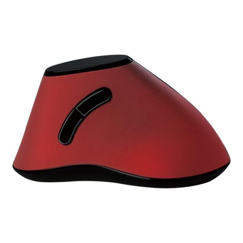 LOGILINK Maus, ergonomisch vertikal, Funk 2.4 GHz, rot