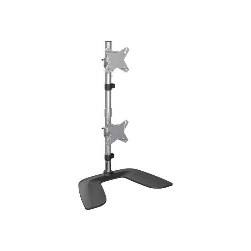 STARTECH.COM Vertikale duale Monitorhalterung - Für bis zu 68,58cm 27Zoll Monitore Aluminium Höhenve