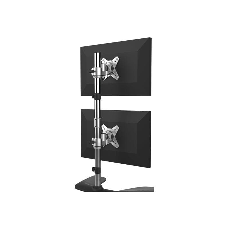 STARTECH.COM Vertikale duale Monitorhalterung - Für bis zu 68,58cm 27Zoll Monitore Aluminium Höhenve