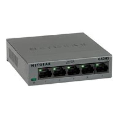 NETGEAR Switch / 5-Port Gigabit unmanaged Switch für SMB Metallgehäuse, Desktop, lüfterlos, Metallpo