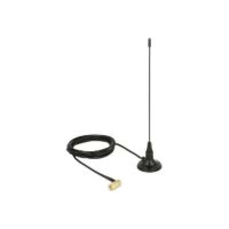 DELOCK - Antenne - Peitschen-Antenne - 2,5 dBi - ungerichtet - außen, magnetisch montierbar (89615)