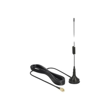 DELOCK - Antenne - 22cm - 2 dBi - ungerichtet - außen, innen - Schwarz (89613)