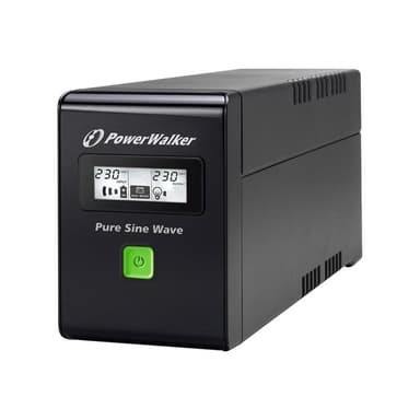 BLUEWALKER PowerWalker VI 600 SW FR Unterbrechungsfreie Stromversorgung (UPS) 600 VA 2 AC-Ausgänge L