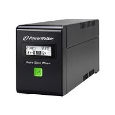 BLUEWALKER PowerWalker VI 600 SW FR Unterbrechungsfreie Stromversorgung (UPS) 600 VA 2 AC-Ausgänge L