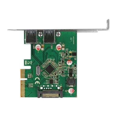 DELOCK - USB-Adapter - PCIe 3.0 x4 Low-Profile - USB 3,1 Gen 2 x 2 (90298)