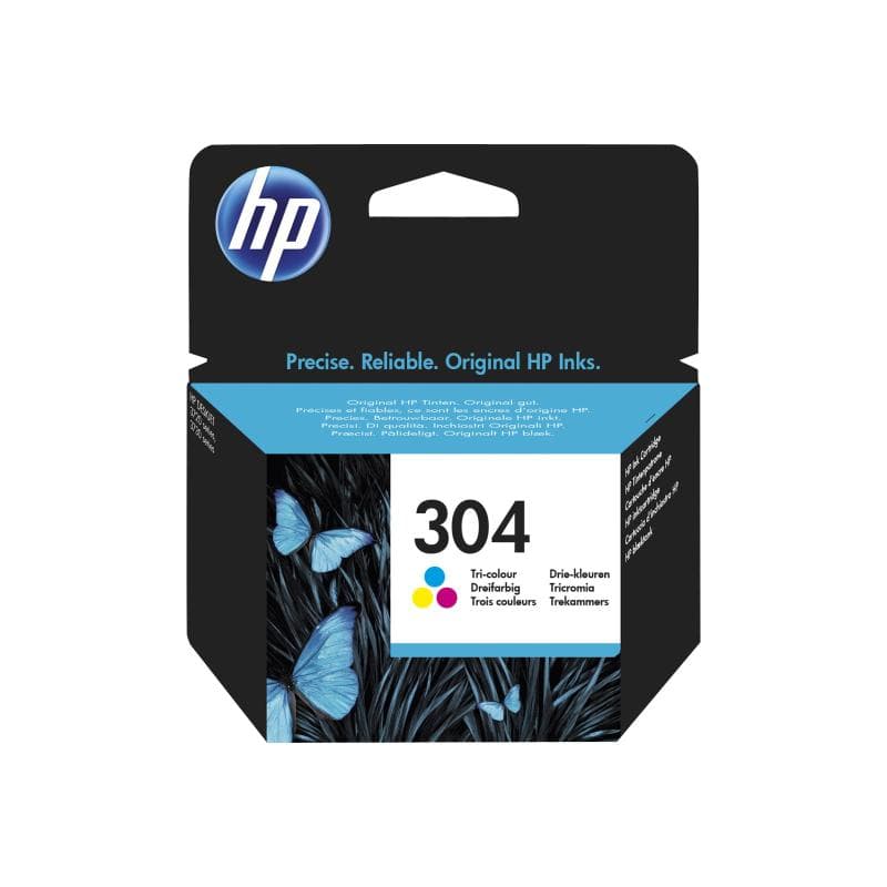 HP 304 - Farbstoffbasiert dreifarbig - Original - Tintenpatrone - für AMP 130; Deskjet 26XX, 37XX