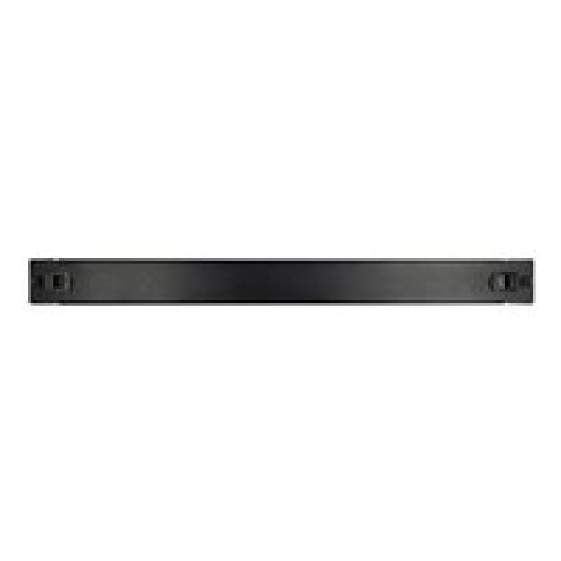 INTERTECH Inter-Tech 19″ Blindplatte, schwarz 1HE, geklippt