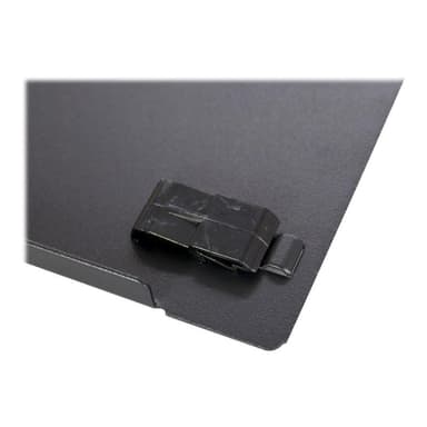 INTERTECH Inter-Tech 19″ Blindplatte, schwarz 2HE, geklippt