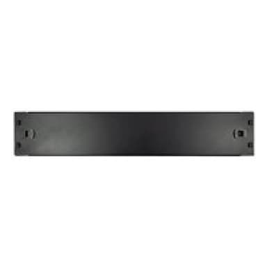 INTERTECH Inter-Tech 19″ Blindplatte, schwarz 2HE, geklippt