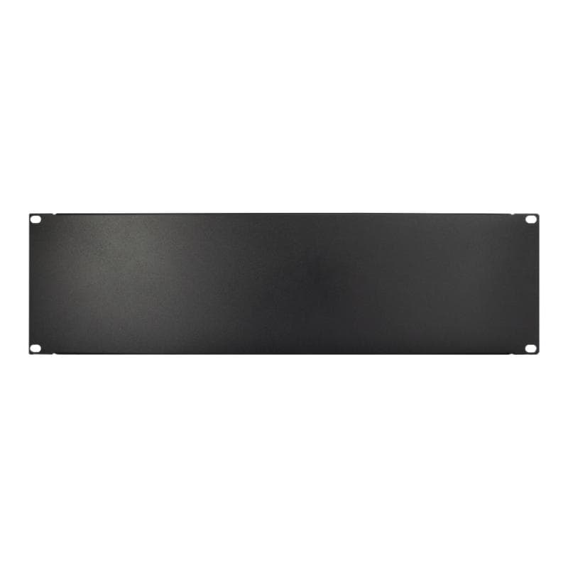 INTERTECH Inter-Tech 19″ Blindplatte, schwarz 3HE, geschraubt