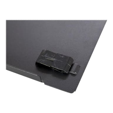 INTERTECH Inter-Tech 19″ Blindplatte, schwarz 3HE, geklippt
