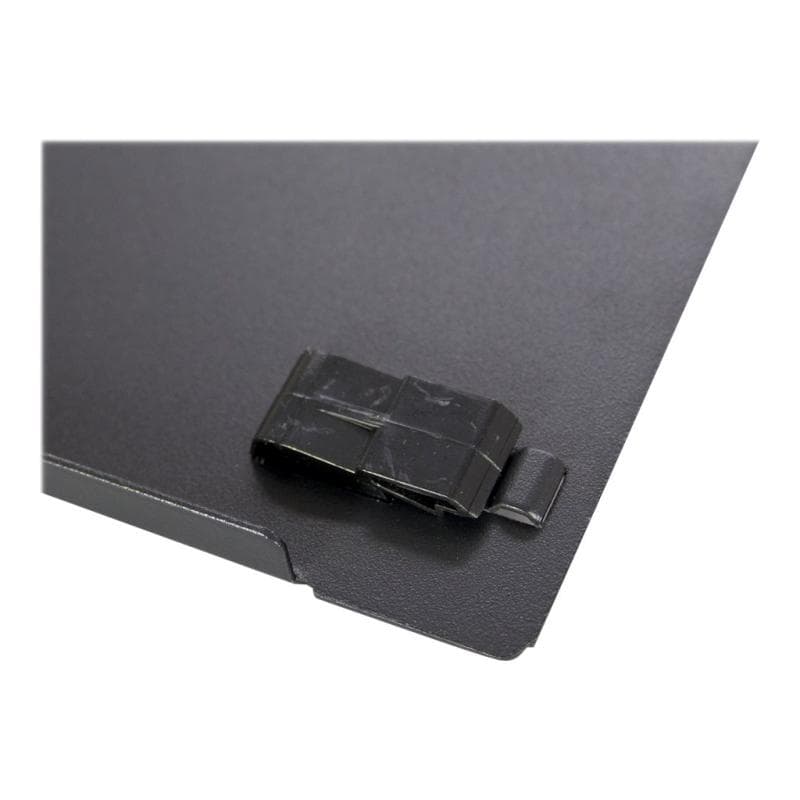 INTERTECH Inter-Tech 19″ Blindplatte, schwarz 3HE, geklippt