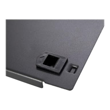 INTERTECH Inter-Tech 19″ Blindplatte, schwarz 3HE, geklippt