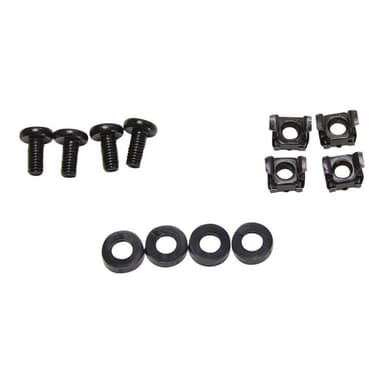 INTERTECH Inter-Tech 19″ Blindplatte, schwarz 4HE, geschraubt