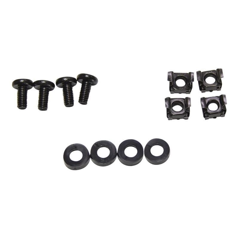 INTERTECH Inter-Tech 19″ Blindplatte, schwarz 4HE, geschraubt