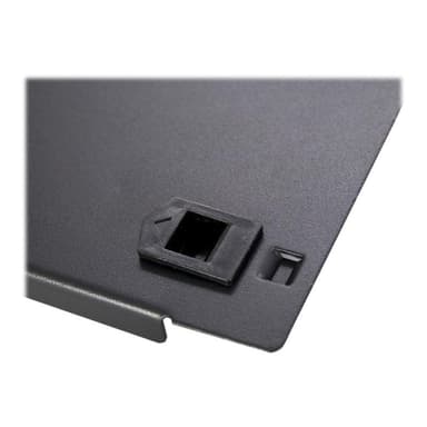 INTERTECH Inter-Tech 19″ Blindplatte, schwarz 4HE, geklippt