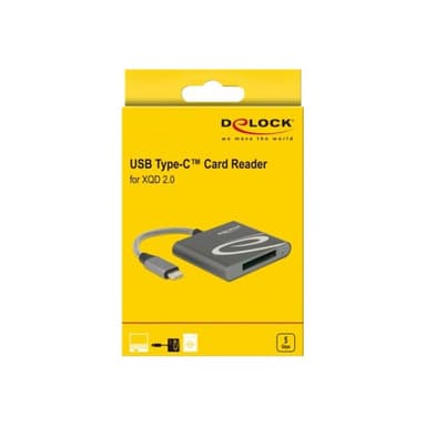 Delock Card Reader USB Type-C für XQD 2.0 Speicherkarten.