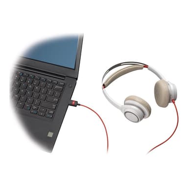 PLANTRONICS BLACKWIRE 7225 BW7225 USB-A WHITE WW
