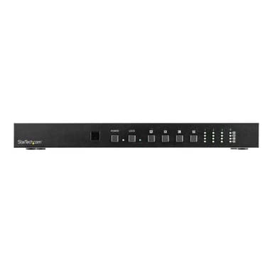 STARTECH.COM 4x4 HDMI Matrix Switch mit Audio- und Ethernet-Steuerung - 4K 60Hz - HDMI-Switch - Rack