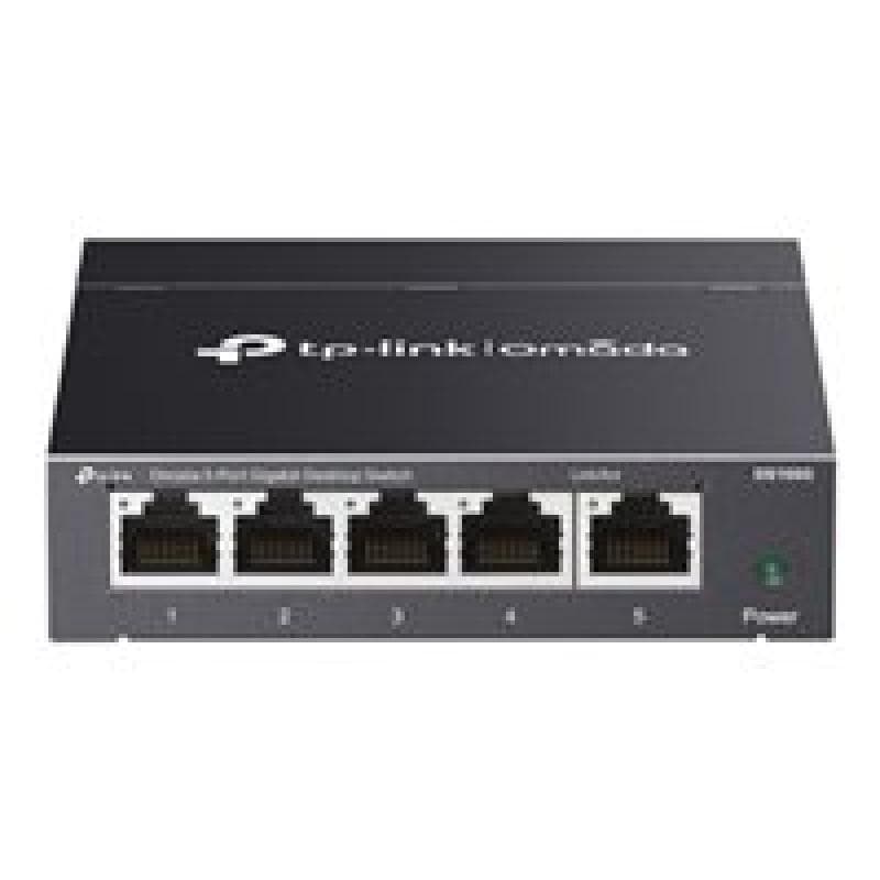 TP-LINK LiteWave 5-Port Gigabit Desktop Switch, 5 Gigabit RJ45 Ports, Desktop Steel Case