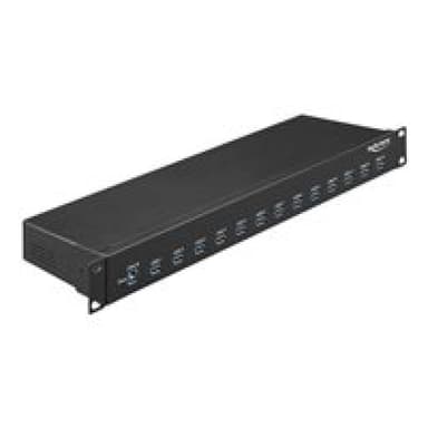 DELOCK 19″ Industrie Hub 13 x USB 3.1 Gen 1 Typ-A