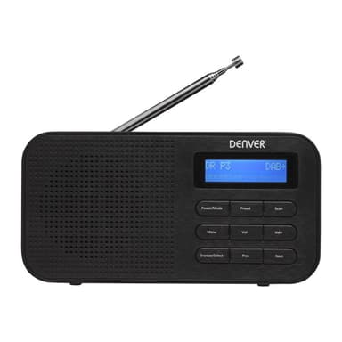 DENVER DAB-42 DAB+ Kofferradio UKW Schwarz