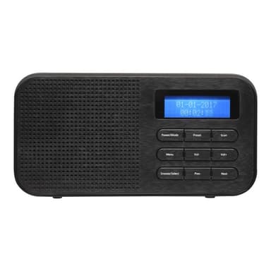 DENVER DAB-42 DAB+ Kofferradio UKW Schwarz