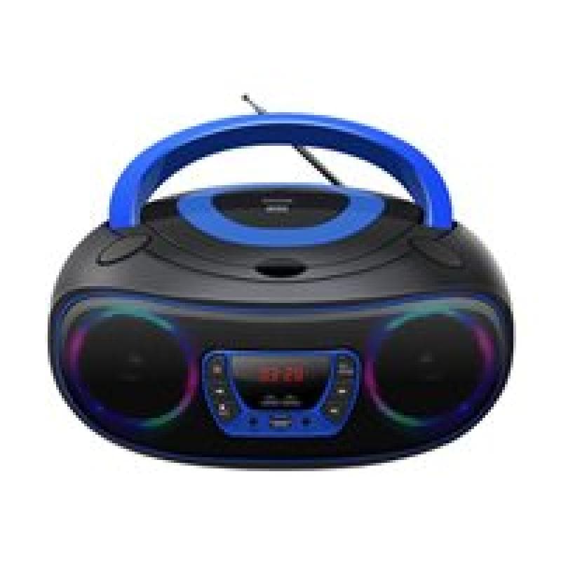 DENVER TCL-212BT UKW CD-Radio AUX, CD, USB, Bluetooth® Stimmungslicht Blau