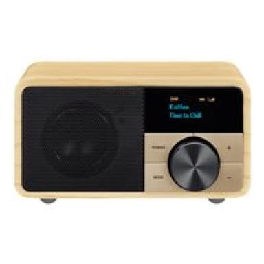 SANGEAN Genuine Mini DDR-7 DAB+ Tischradio AUX, Bluetooth®, UKW Holz