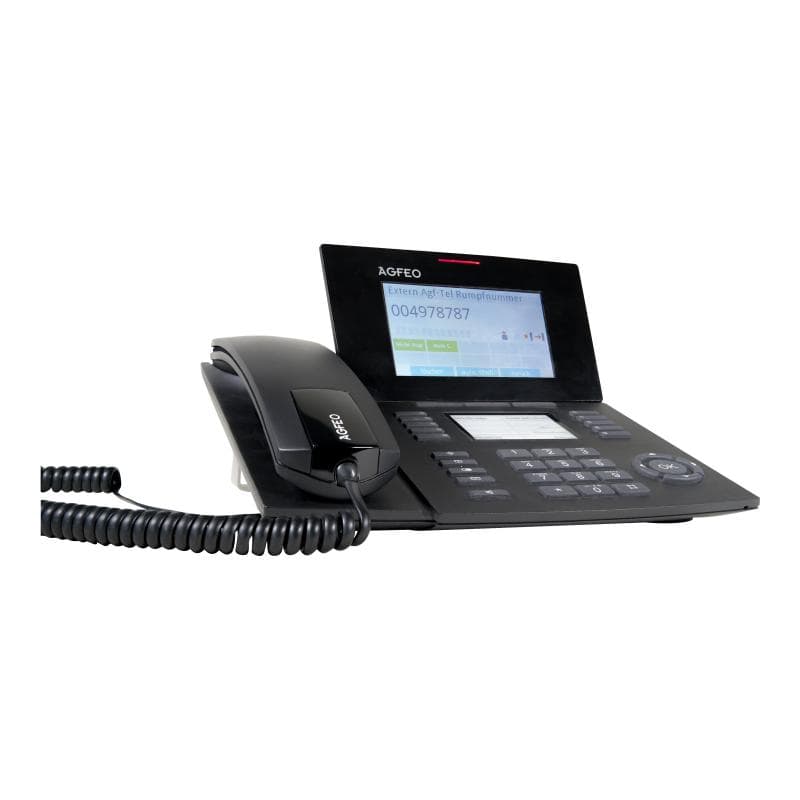 AGFEO Systemtelefon ST56 SENSORfon schwarz