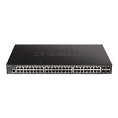 D-LINK Switch / 52-Port Smart Managed PoE Gigabit Stack Switch, dlink green 3.0, 24x 10/100/1000Mbit