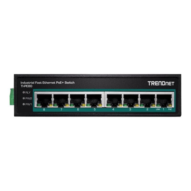 TRENDNET 8-PORT IND.FAST ETH POE+ SWITC