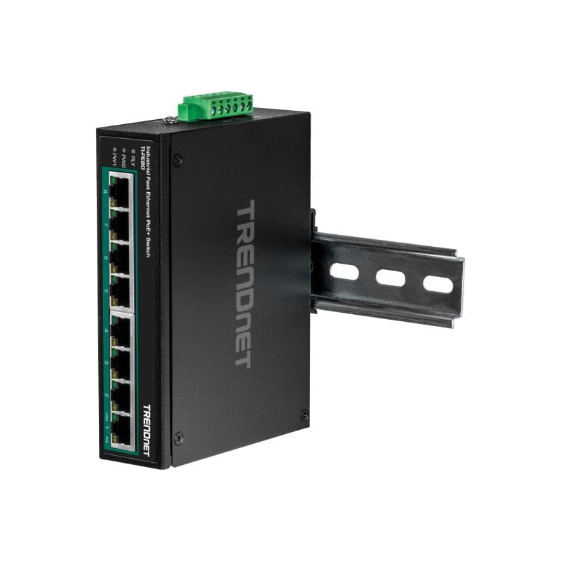 TRENDNET 8-PORT IND.FAST ETH POE+ SWITC