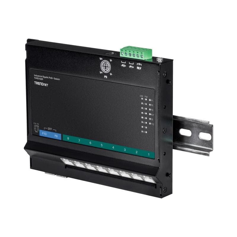 TRENDNET 10-P. IND.GB POE+WALL-MT SWITC