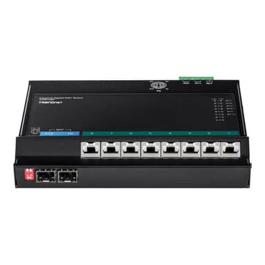 TRENDNET 10-P. IND.GB POE+WALL-MT SWITC