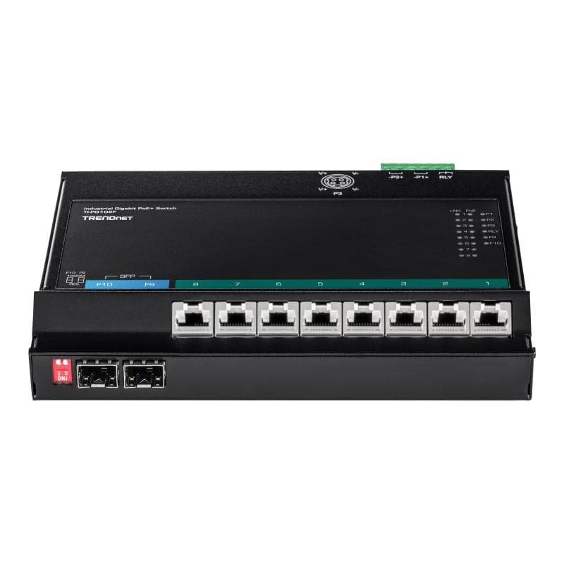 TRENDNET 10-P. IND.GB POE+WALL-MT SWITC