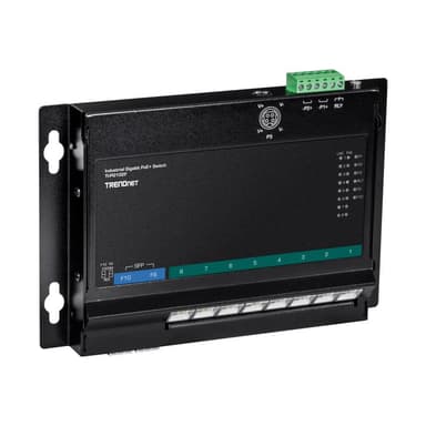 TRENDNET 10-P. IND.GB POE+WALL-MT SWITC