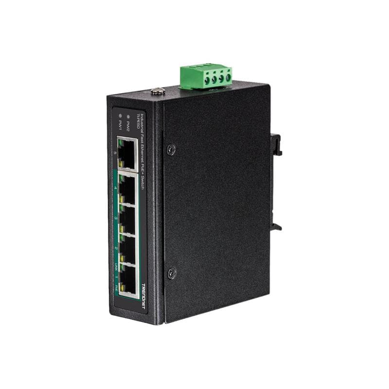 TRENDNET 5-PORT IND.FAST ETH POE+ SWITC