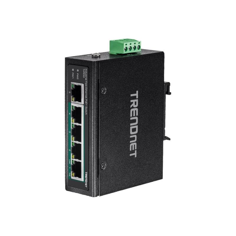 TRENDNET 5-PORT IND.FAST ETH POE+ SWITC