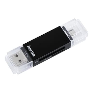 HAMA USB-2.0-OTG-Kartenleser Basic, SD/microSD,