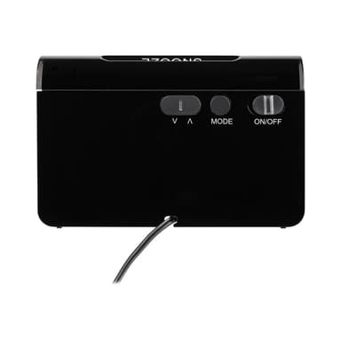 TFA-DOSTMANN 60.2543.02 Funk Wecker Schwarz Alarmzeiten 1