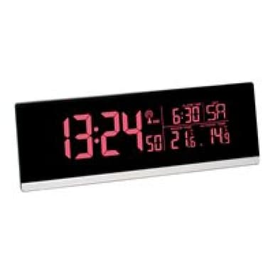 TFA-DOSTMANN 60.2548.01 Funk Wecker Schwarz Alarmzeiten 1