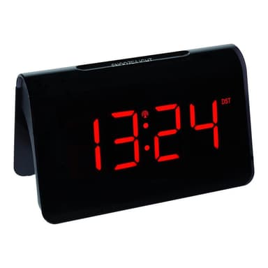 TFA-DOSTMANN 60.2543.05 Funk Wecker Schwarz Alarmzeiten 1