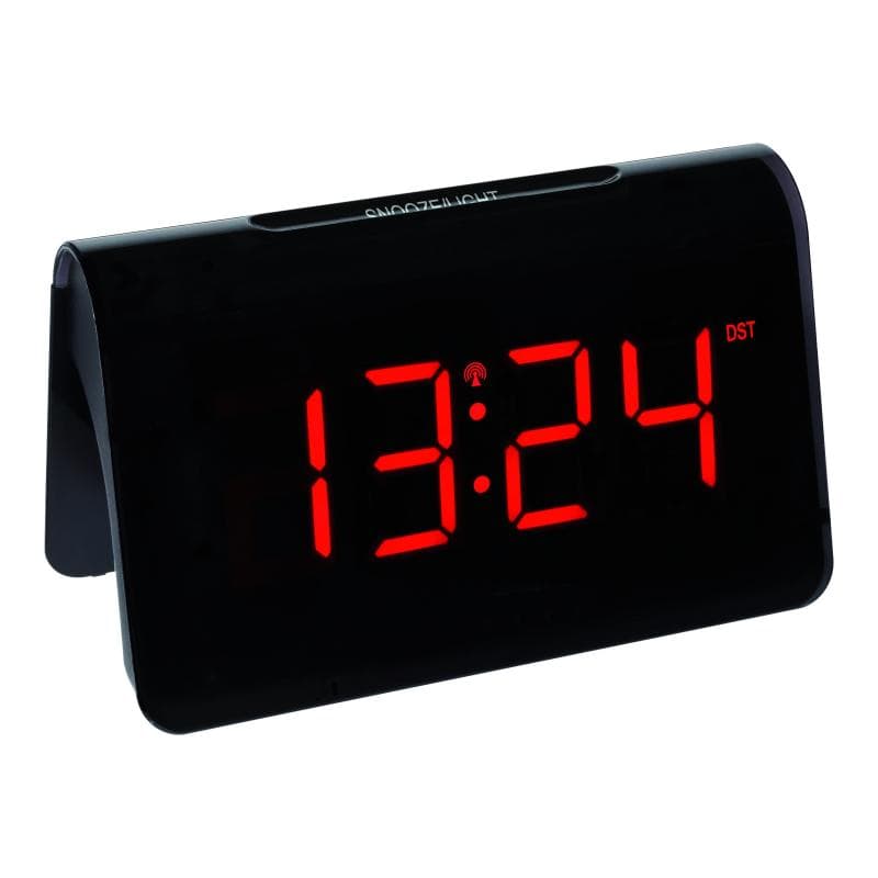 TFA-DOSTMANN 60.2543.05 Funk Wecker Schwarz Alarmzeiten 1