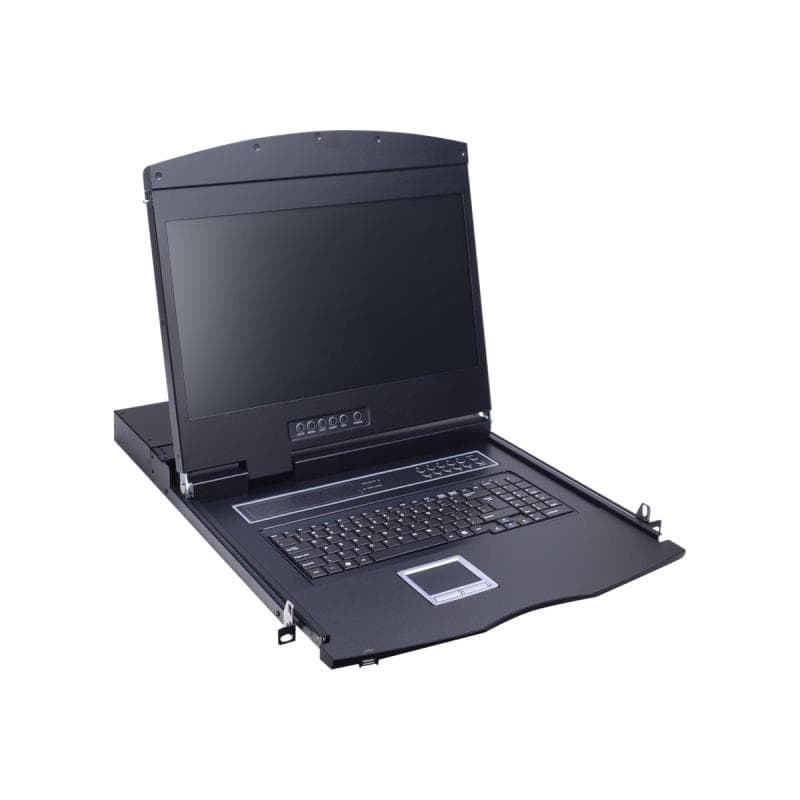VALUE 19″-KVM-Switch, 8-Port, 43 cm (17″) TFT (4:3), VGA, USB, Tastaturlayout D