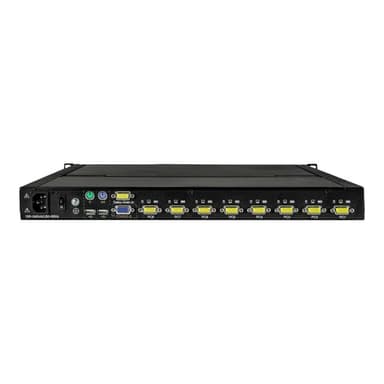 STARTECH.COM 1HE 8 Port Rackmontage VGA KVM Konsole für Server Racks - LCD KVM Schublade - 43,18cm 1