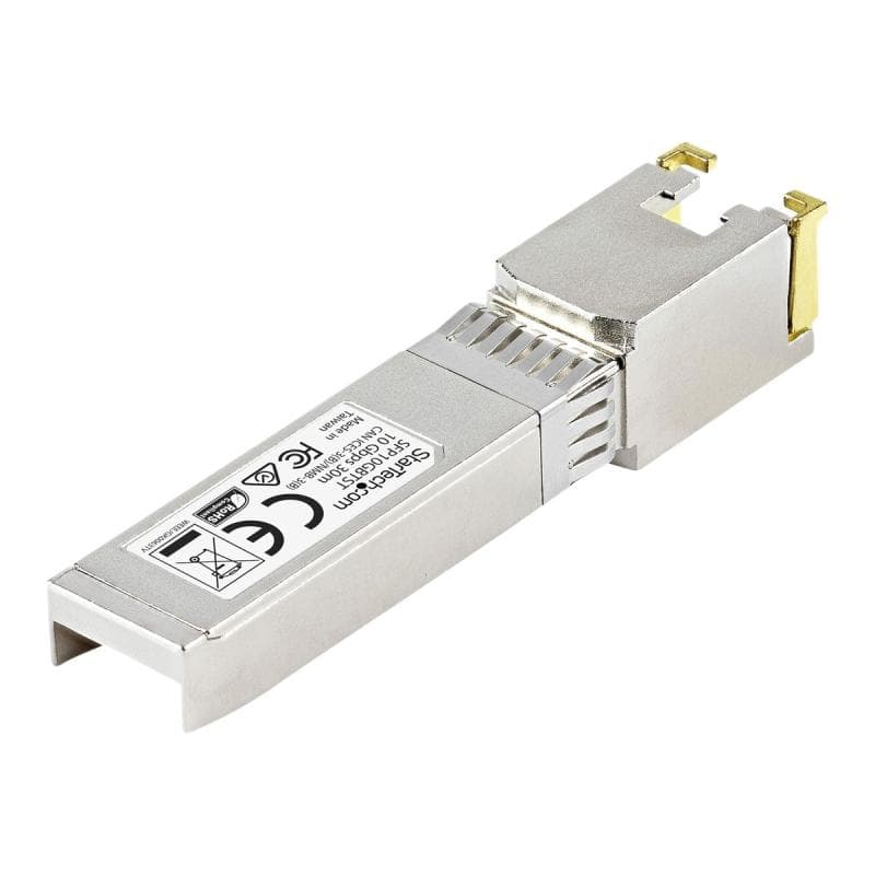 STARTECH.COM MSA konformes 10 Gigabit Glasfaser SFP+ Transceiver Modul 10GBase-T 30m TAA konform