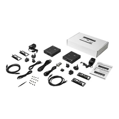 STARTECH.COM 4K HDMI Extender - KVM - 4K 30Hz - Video über CAT6 IP Ethernet mit USB SV5