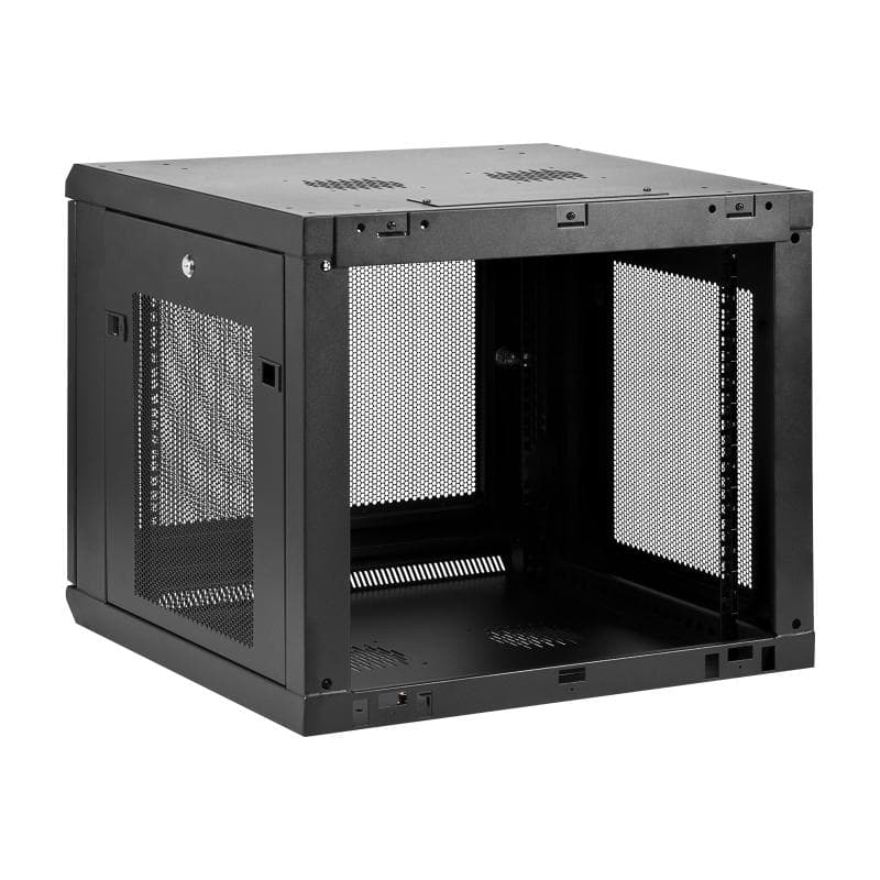 STARTECH.COM 9HE Wandmontage Server Rack - bis zu 53cm tief - Gehäuse mit Scharnier