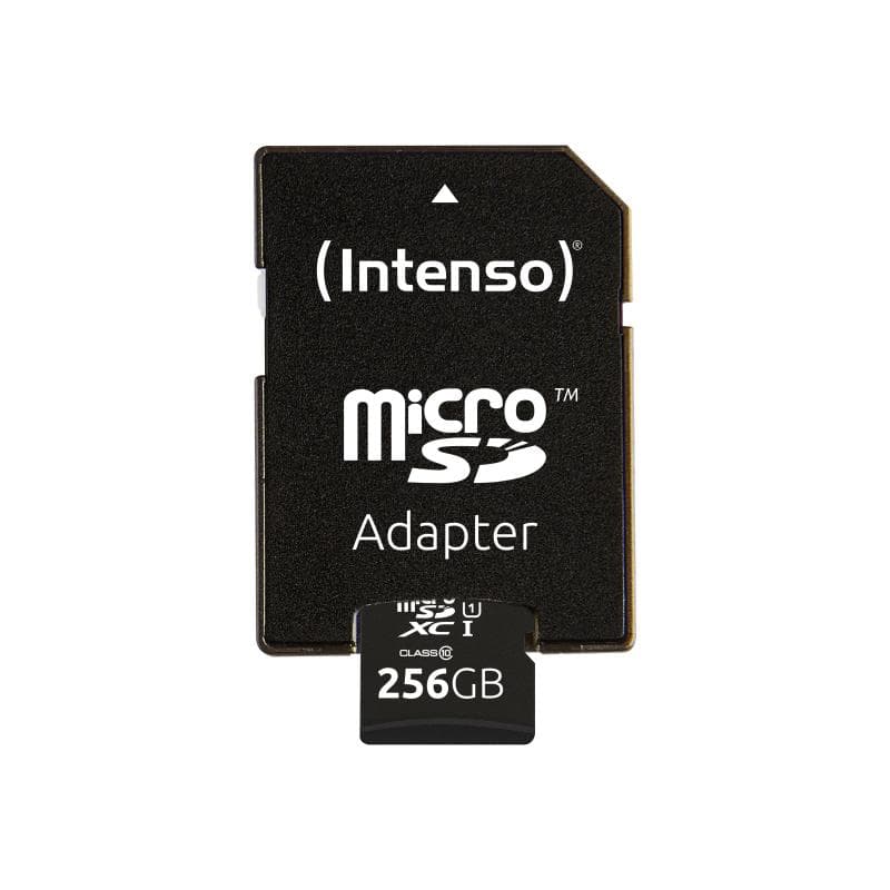 INTENSO microSD 256GB UHS-I Prem CL10